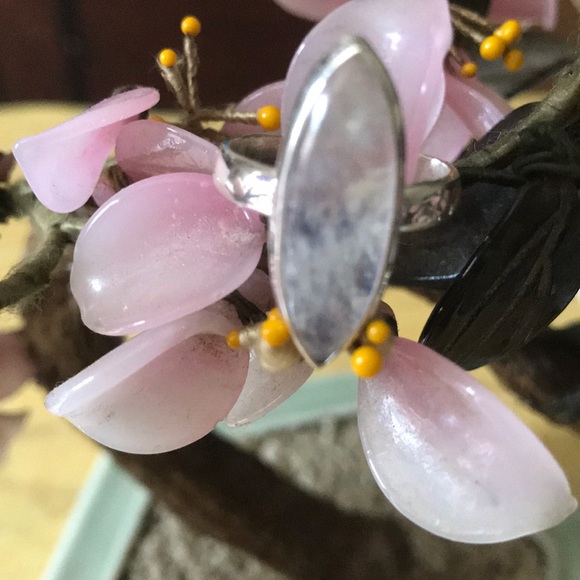 Vintage Jewelry - Vintage 925 moonstone ring